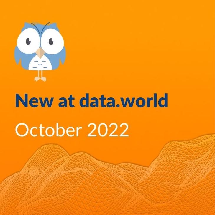 Data.world Noteworthy Product Updates: October 2022 | Data.world