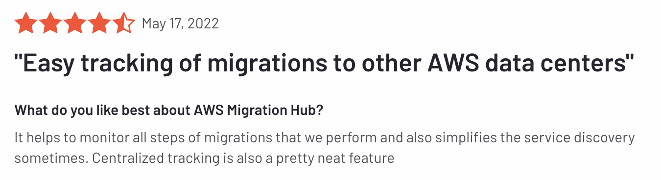 It helps to monitor all steps of migrations that we perform and also simplifies the service discovery sometimes. Centralized tracking is also a pretty neat feature