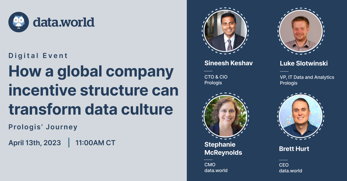 How a global company incentive structure can transform data culture