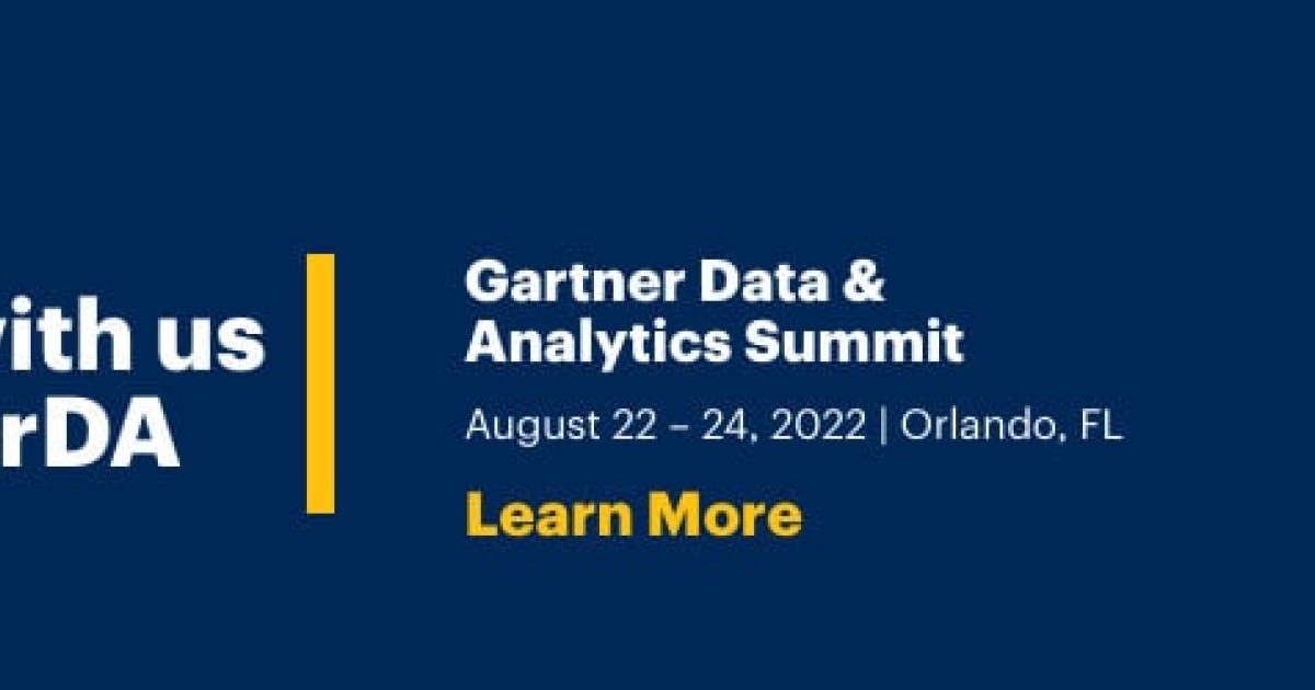 Join data.world at the 2022 Gartner Data & Analytics Summit, August 22