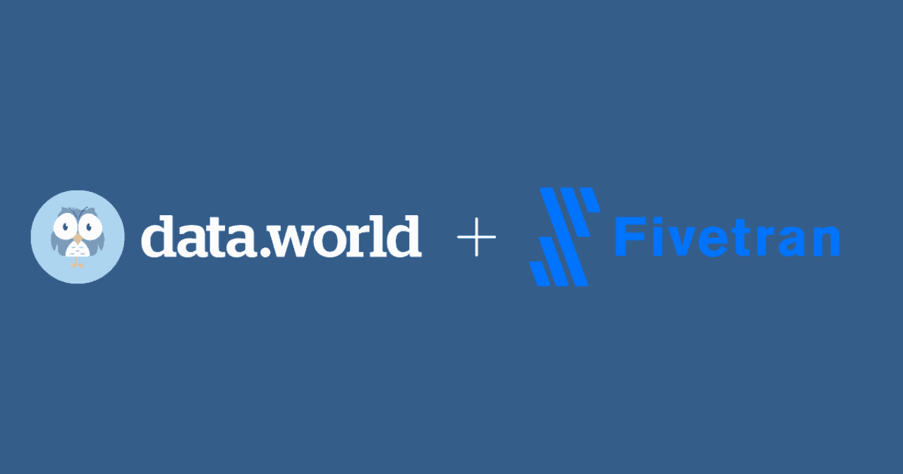 data.world Delivers Deeper Insights into Cloud Data Adoptions with Fivetran Partnership.